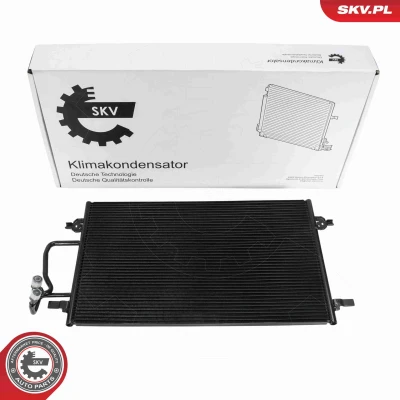 Image de ESEN SKV 86SKV377 Condenseur De Clim sans déshydrateur Aluminium 701mm AUDI: A8 D2 (4D2, 4D8) 4.2 quattro, 2.8 3.3 TDI 2.8, 3.7