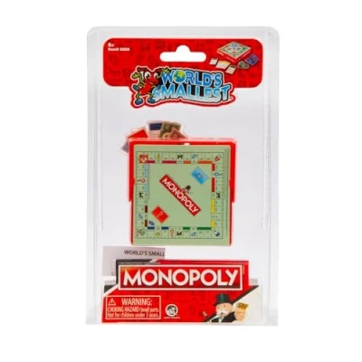 Image de Giochi Preziosi World&#039;s Smallest Le monopole Plus Petit de Toujours Que Vous Pouvez Tenir dans Votre Poche mais avec Les mêmes Fonctions la Version d&#039;origine, pour Enfants à partir 6