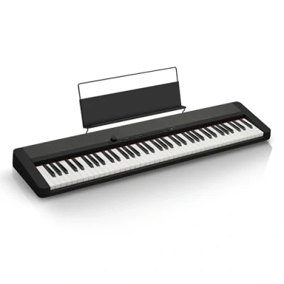 Image de Casio CT S1 76BK Clavier de Piano avec 76 Touches Sensibles à la Vélocité et 61 Tonalités en Noir