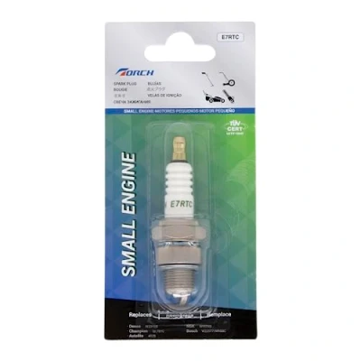 Image de TORCH E7RTC Bougie d&#039;allumage Borne Solide Remplacer pour 6422/BPR7HS 7022/BPR6HS 5111/BP7HS, 5379/IWF22 4022/W22FPR U, 8814 RL82YC/814 OE064 5939/QL78YC, WR6BC WR7BC WR7BC+, OEM