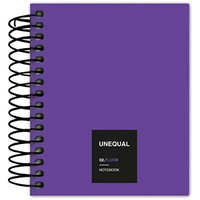 Image de Grafoplás 88556035 Cahier à spirale, quadrillé, 100 feuilles, 70 g, violet, A7