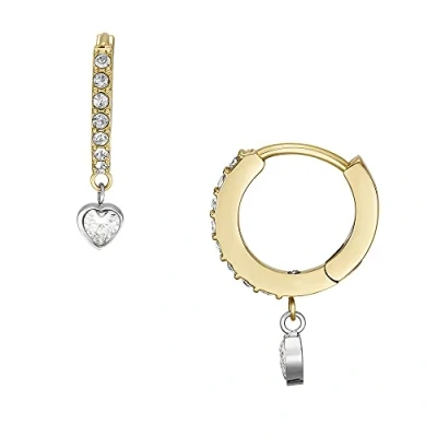 Image de Fossil Creolen Boucles d&#039;oreilles goldcoloured, Femme, Taille: One Size, Gold coloured