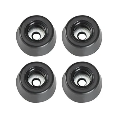 Image de Adam Hall Hardware 4903 M4 AH Lot de 4 Pied caoutchouc 20 x 9 mm noir en sachet