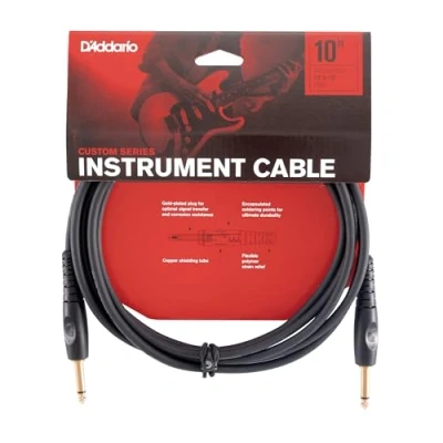 Image de Planet Waves PW G 10 Custom Câble d&#039;instrument stéréo 3 m Noir