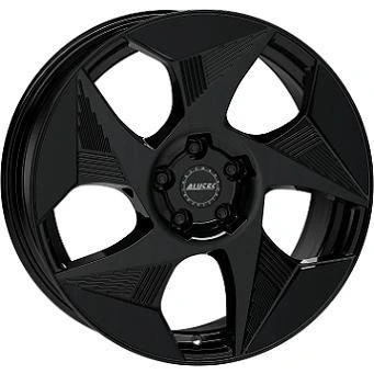 Image de ALUTEC 5Trou 19Pouce 112mm Jante alu SOLAR noir brillant SOL80949V22 6