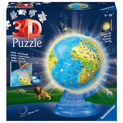 Image de Puzzle 3D Globe illuminé 180 p