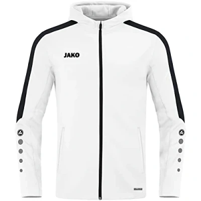 Image de JAKO Veste à Capuche Power, Mixte, Blanc, 4XL