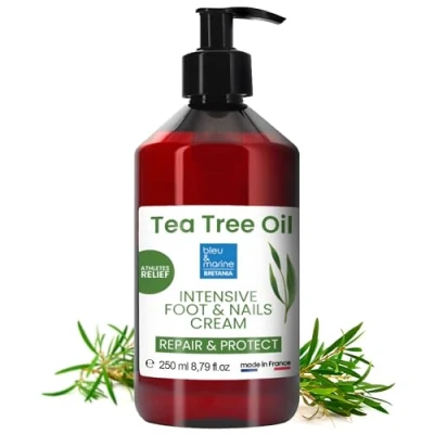 Image de Crème Réparatrice pour Mains et Pieds 250ml Action 3 en 1 Élimine les Odeurs Fortifie Ongles Réduit Callosités Fissures, Mycoses des 250 ml