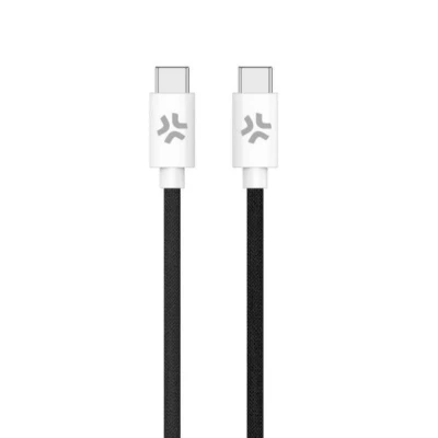 Image de Celly USBCUSBCCOTTBK Câble de recharge USB noir