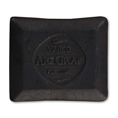 Image de Viarco Art Graf Craie de tailleur soluble dans l&#039;eau carrée Noir carbone