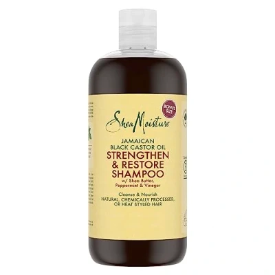 Image de Shea Moisture Shampooing Huile de Ricin Noir Jamaïque 473ml