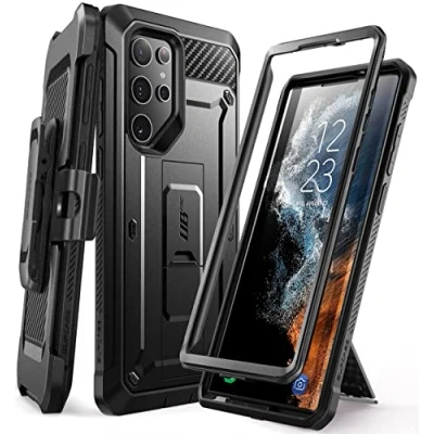 Image de SUPCASE Unicorn Beetle Pro Étui de Protection pour Samsung Galaxy S22 Ultra (6,8 &quot;) 5G, Robuste, sans Film d&#039;écran, avec Clip Ceinture et Support, édition 2022, Noir