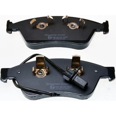 Image de DENCKERMANN B110984 Jeu de plaquettes frein Essieu avant contact signal d&#039;usure inclus AUDI: A6 C6 Avant, Berline, A8 D3