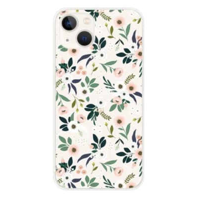 Image de Coque en silicone imprimée 1001 coques Apple iPhone 13 Motif fleurs Protection optimale Semi rigide