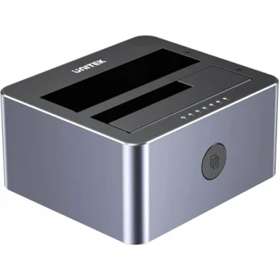 Image de UNITEK Station double pour disques durs 2.5&#039; / 3.5&#039; SATA avec fonction clone USB C 3.1 Gen 2 10Gbps