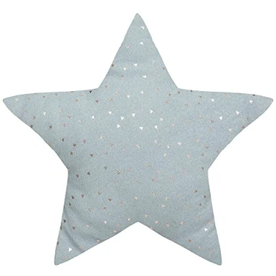 Image de Atmosphera Coussin Enfant Berlingot étoile Coton Bleu 40x40 cm