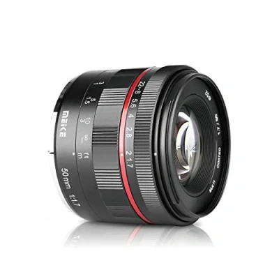 Image de MEIKE MK 50MM F/1.7 Prime Lens Compatible with Sony Full Frame Camera Such as A7II A9