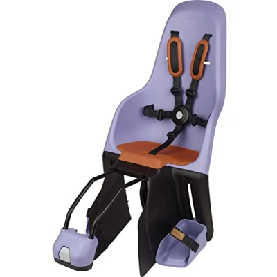 Image de MINIA for Frame 8405600002 Siège arrière pour vélo avec ancrage dans Le Cadre, adaptée aux Enfants de 9 Mois à 6 Ans en Violet.