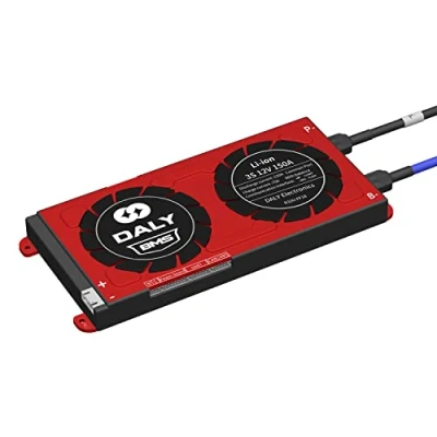 Image de DALY Carte de protection batterie Li ion BMS 3S 12 V 150 A configurable programmable avec câbles d&#039;équilibrage fils UART RS485 CAN Module pour 18650