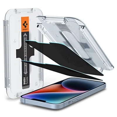 Image de Protection d écran en verre trempé GLAStR Privacy Applicator pour iPhone 13 Pro Max Spigen