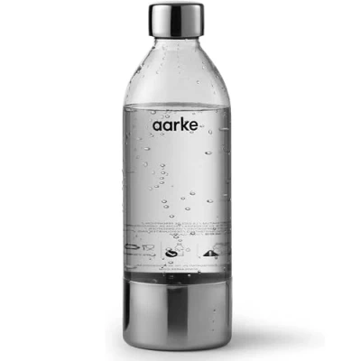 Image de aarke Bouteille pour Machine à Soda Carbonator 3, sans BPA, détails en Acier (800ml)