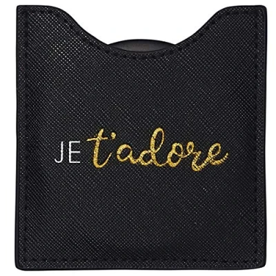 Image de Toga Draeger Miroir Je t&#039;adore Rond de Poche à Emmener Partout Idéal Cadeau Anniversaire, Toutes Occasions Dimensions 8,5 cm x 8 76005904