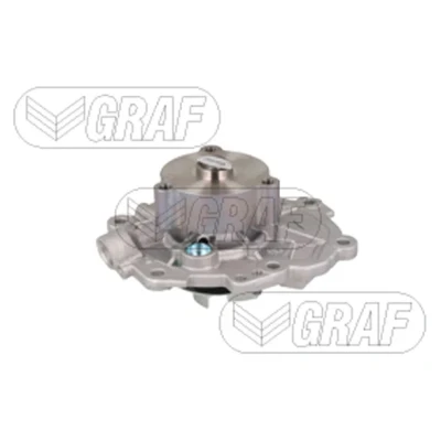 Image de GRAF PA1505 8 Pompe à eau avec joint d&#039;étanchéite non commutable Métal pour système dentrainement courroie trapézoïdale nervures