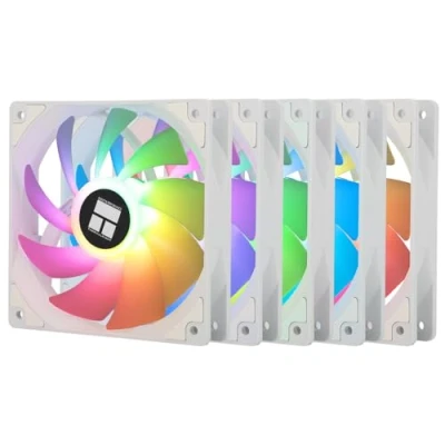 Image de Thermalright TL C12CW S X5 ventilateur de processeur ARGB 120 mm PWM Silent avec roulement FDB, vitesse rotation jusqu&#039;à 1550 tr/min, PC