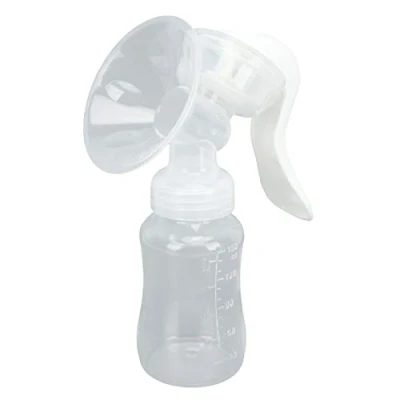 Image de Tire lait Manuel, 150ml Manuel à Forte Aspiration Simple Portable Pompe D&#039;alimentation pour Bébé En Silicone Souple Mère
