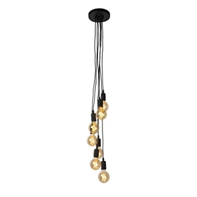 Image de Lucide Fix Multiple lampe suspendue Ø 50 x 130 cm noir