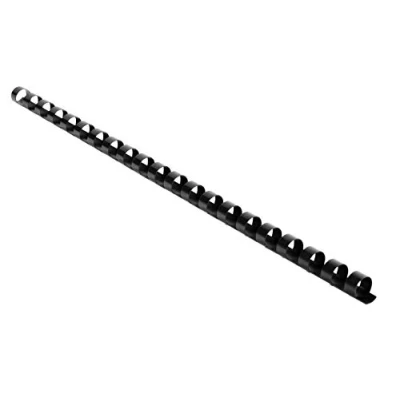 Image de Exacompta Réf. 75301E Boîte de 100 reliures spirales en PVC noir 10 mm permet relier 40 à 65 feuilles 80g format A4 ou A3 paysage convient pour tout type machine anneaux