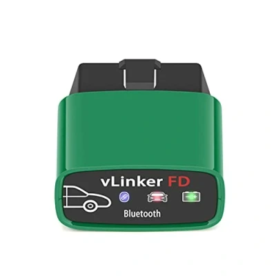 Image de Vgate OBDII Bluetooth, vLinker FD OBD Scanner OBD2 Outil de Diagnostic Check Engine Light pour Android et Windows (Bluetooth 3.0)