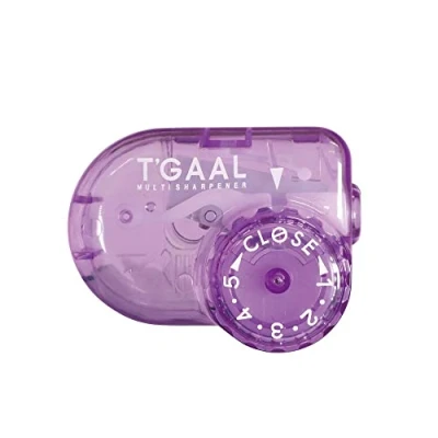 Image de KUTSUWA STAD T&#039;GAAL Taille crayon à angle réglable, violet translucide, 1 pièce (RS036PU)
