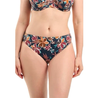 Image de SANS COMPLEXE Staycation Maillot de Bain, Bas échancré, Floral Print Blue, 46/48 Femme