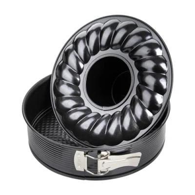 Image de Zenker 6507 Moule à Manqué et Savarin, Métal, 24 x 9,3 cm, Noir