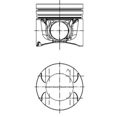 Image de KOLBENSCHMIDT 40262600 Piston 84 RENAULT: TRAFIC 2 Kasten, Bus, LAGUNA