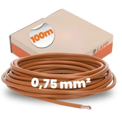 Image de Lapp Kabel &amp; Leitung H05 V K 1 x 0,75 BN 4510032 r100
