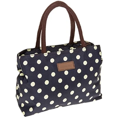 Image de Joe Davies Equilibrium Sac à main imperméable Motif pois Bleu marine/crème