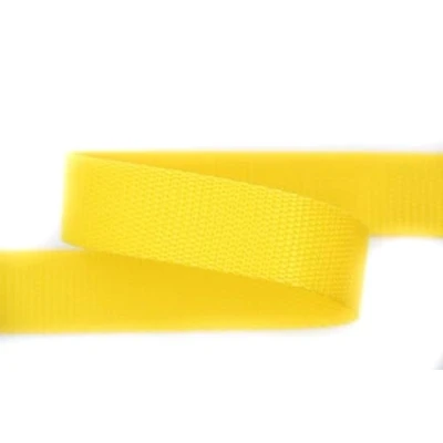 Image de NTS Nähtechnik 20 mm Sangle de 5 m 100 % polypropylène Jaune GB 5m PP 20mm 1332