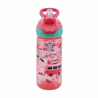 Image de Nuby Gobelet Flip It avec Bec Souple Étanche pour Enfants Poignée Pratique Lavable au Lave Vaisselle Idéal la Maternelle et l&#039;École Rose 540 ml