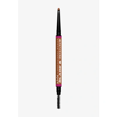 Image de NYX Professional Makeup Blade &amp; Shade, Crayon sourcils double embout, tenue jusqu&#039;à 16h, Auburn