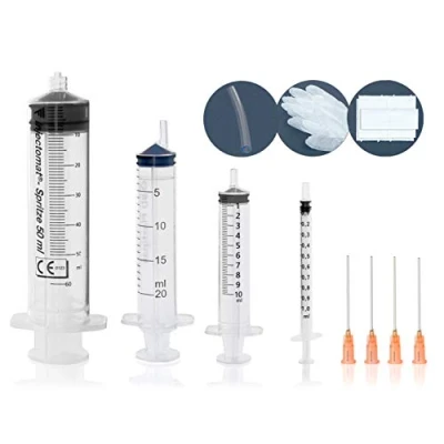 Image de Octopus Kit de seringues avec canules et Capuchon remisage pour Utilisation comme seringue Dosage, rinçage, d&#039;encollage, à Marinade, etc.