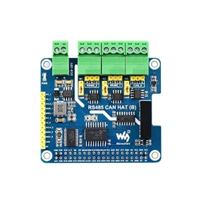 Image de Isolated RS485 CAN HAT (B) for Raspberry Pi Series, SPI Communication, 2 Ch and 1 CAN, Convertit to CAN/RS485