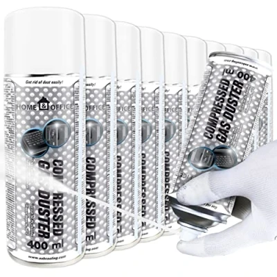 Image de AABCOOLING Bombe Froid Home&amp;Office Compressed Gas Duster 400ml 10 Pièces d Apres, de Froid, Spray jusqu&#039;à 50 C