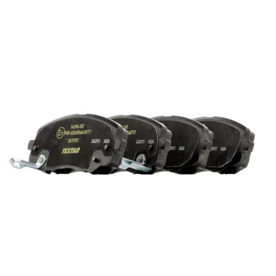 Image de TEXTAR 2491001 Jeu de plaquettes frein avec indicateur d&#039;usure HYUNDAI: i20 I 3/5 portes, II i10