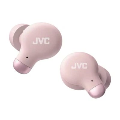 Image de JVC True Wireless Headphones avec réduction de Bruit, Confortables et Design Embouts en Mousse à mémoire Forme, 3 Modes sonores, Bluetooth 5.3, Autonomie Batterie 28H, HA Z250T R (Rose)