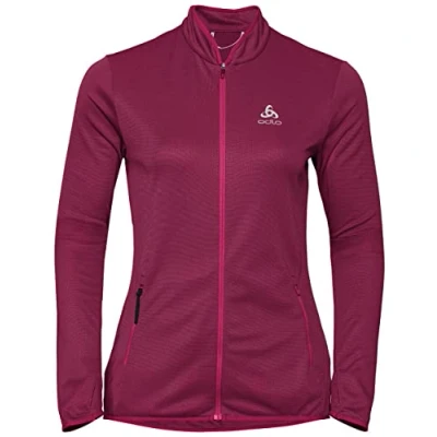 Image de Odlo Midlayer Full Zipper RED Taille M