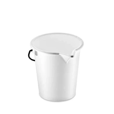 Image de thermohauser Seau gradué en polyéthylène basse densité avec bec verseur Diamètre 28 cm 10 l