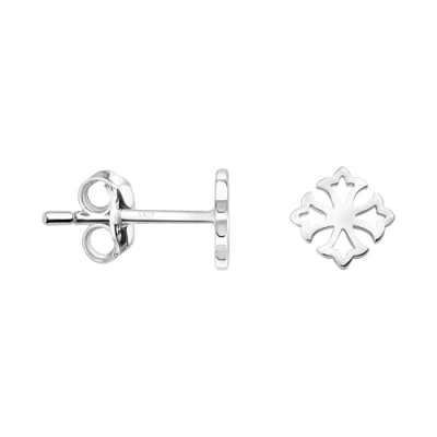 Image de SOFIA MILANI Boucles d&#039;Oreilles pour Femme en Argent 925 Clou d&#039;Oreille Forme Croix Occitane E3009