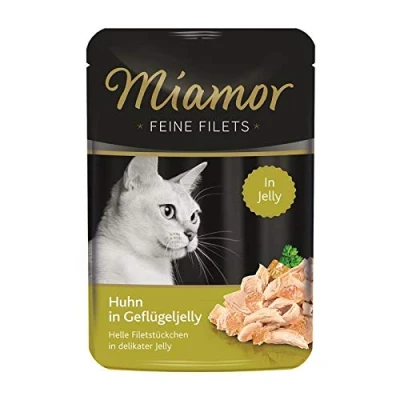 Image de Miamor Filets fins poulet dans gelée de volaille 24 x 100 g nourriture pour chat
